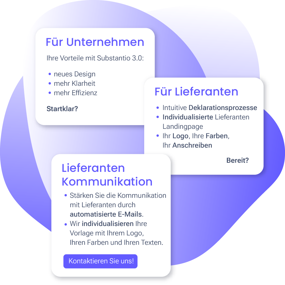 Teaser advantages Substantio New UI